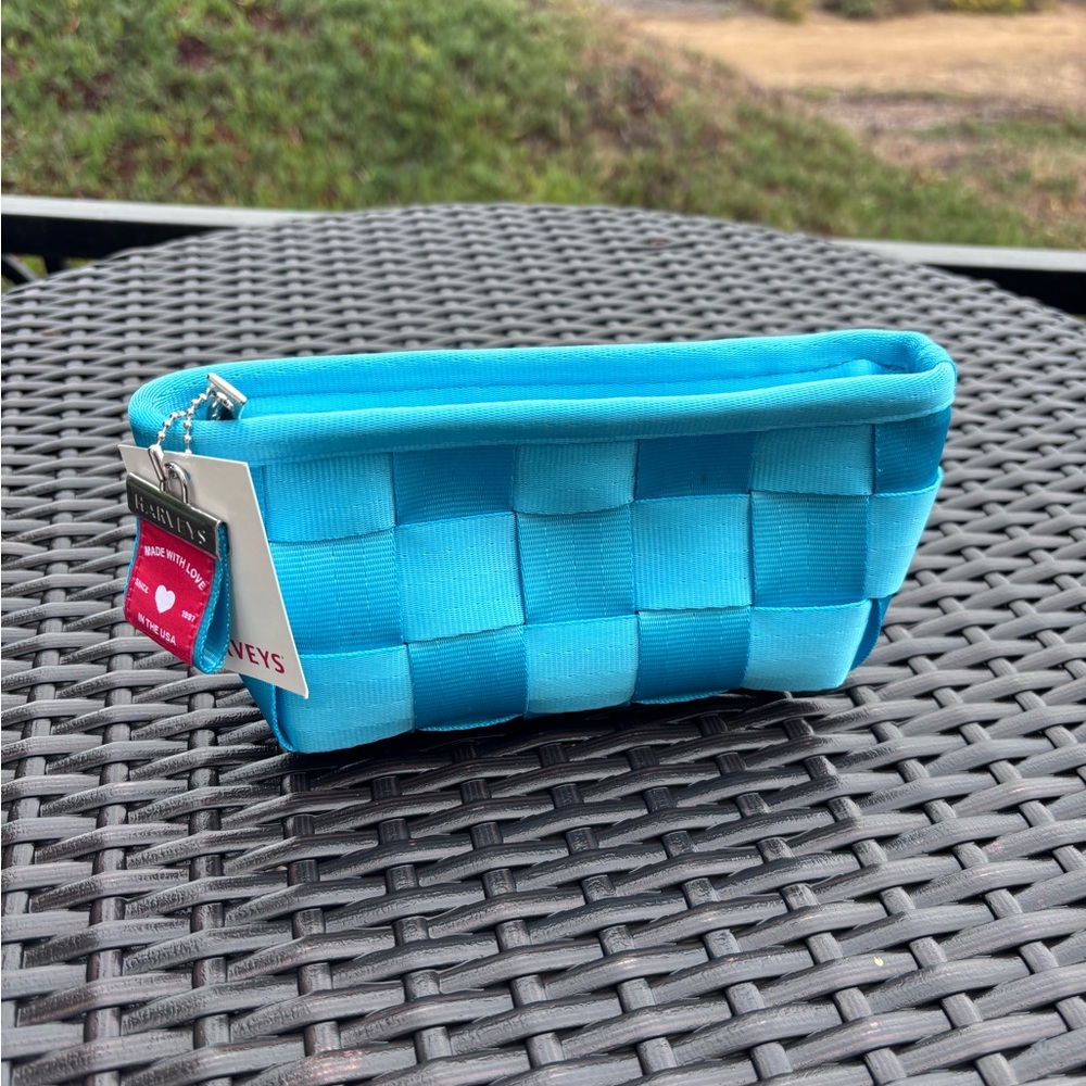 Harveys Maliblue Triangle Make Up Bag VEUC